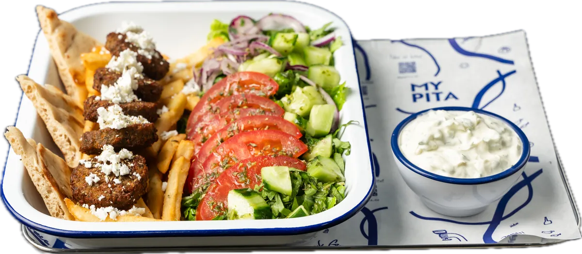 Greek Falafel Teller