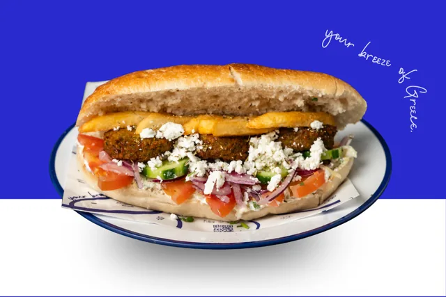 Greek Falafel Sandwich