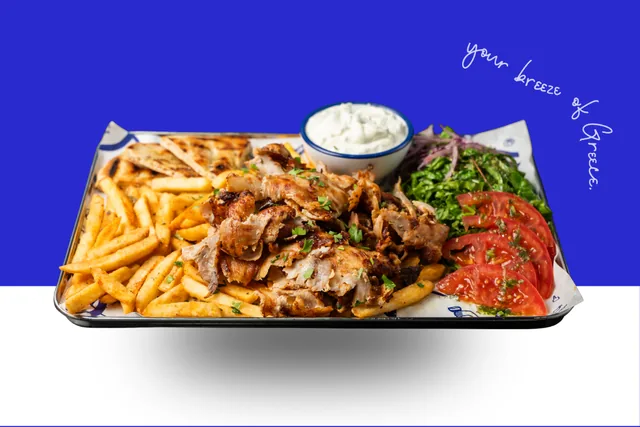 Gyros Schweinefleisch Teller