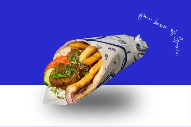 Zucchini Puffer Pita
